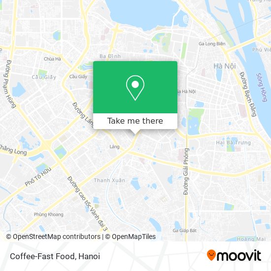 Coffee-Fast Food map