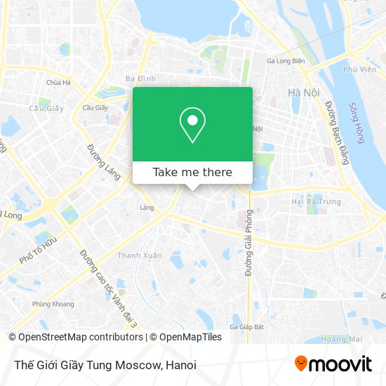 Thế Giới Giầy Tung Moscow map
