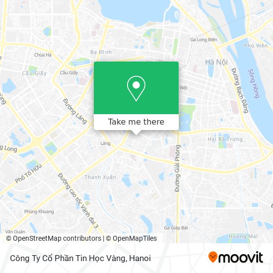 Công Ty Cổ Phần Tin Học Vàng map