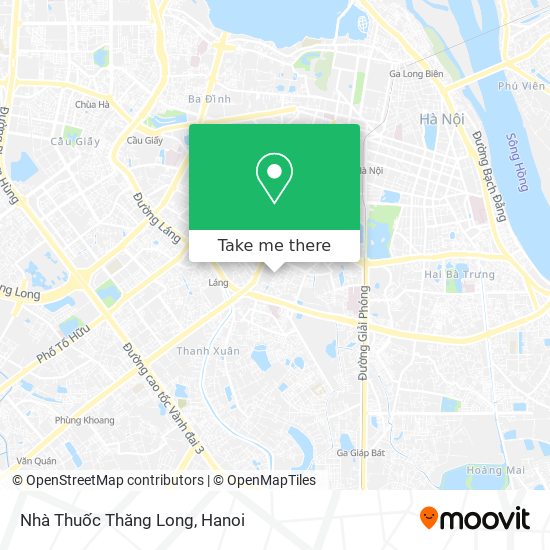 Nhà Thuốc Thăng Long map