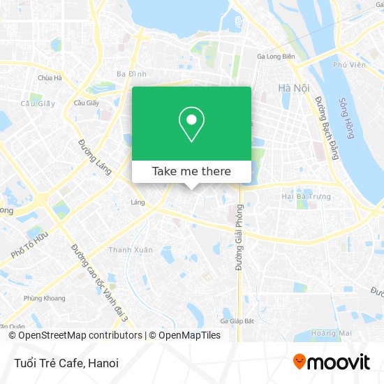 Tuổi Trẻ Cafe map