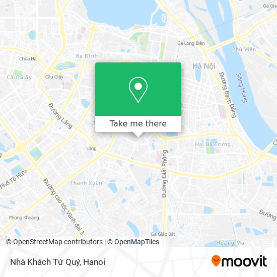 Nhà Khách Tứ Quý map