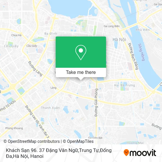 Khách Sạn 96. 37 Đặng Văn Ngữ,Trung Tự,Đống Đa,Hà Nội map
