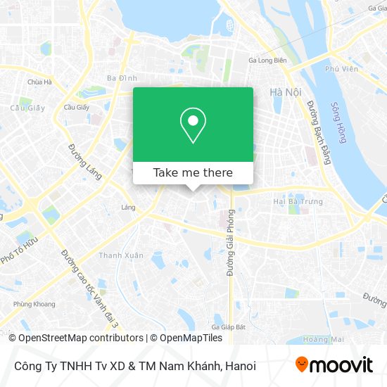 Công Ty TNHH Tv XD & TM Nam Khánh map