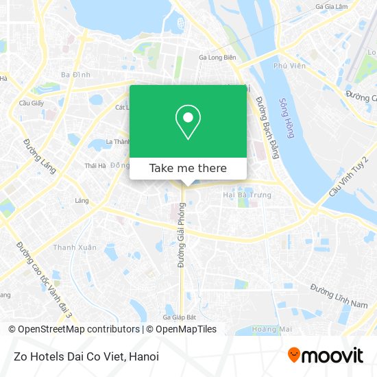 Zo Hotels Dai Co Viet map