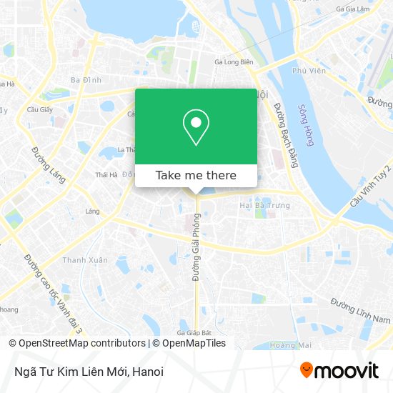 Ngã Tư Kim Liên Mới map