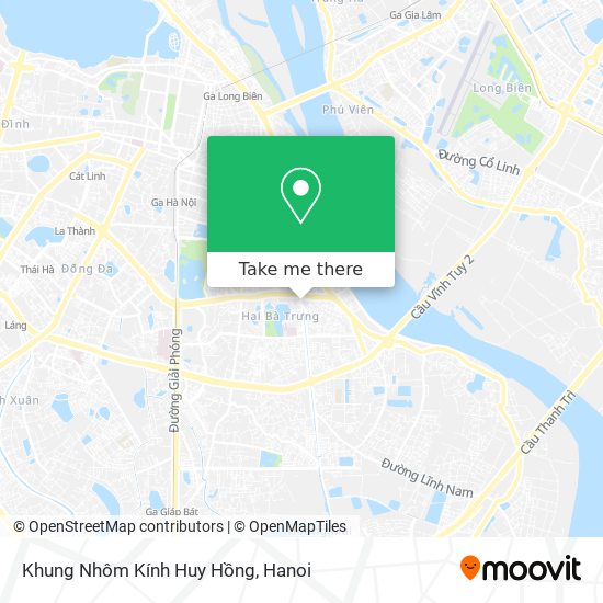 Khung Nhôm Kính Huy Hồng map