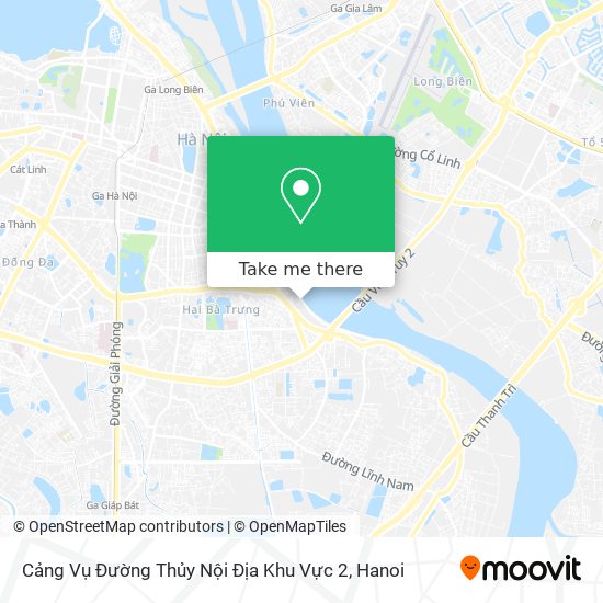 Cảng Vụ Đường Thủy Nội Địa Khu Vực 2 map