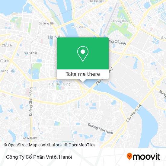 Công Ty Cổ Phần Vnt6 map