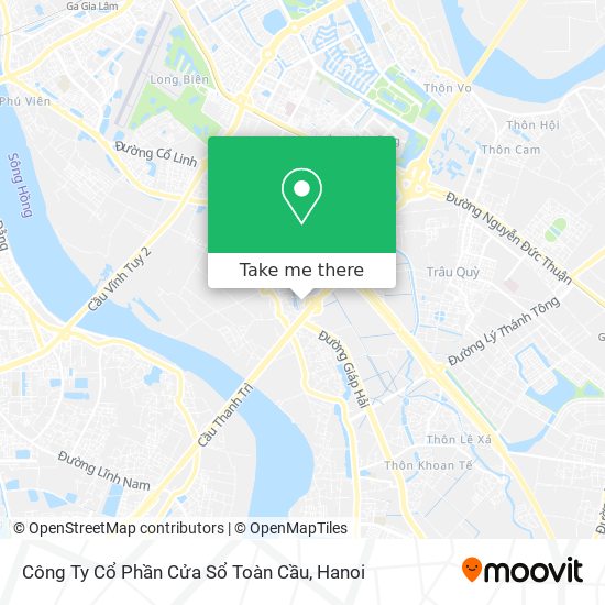 Công Ty Cổ Phần Cửa Sổ Toàn Cầu map