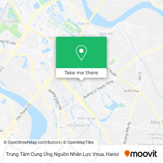 Trung Tâm Cung Ứng Nguồn Nhân Lực Vnua map