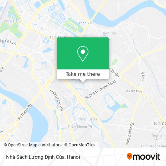 Nhà Sách Lương Định Của map