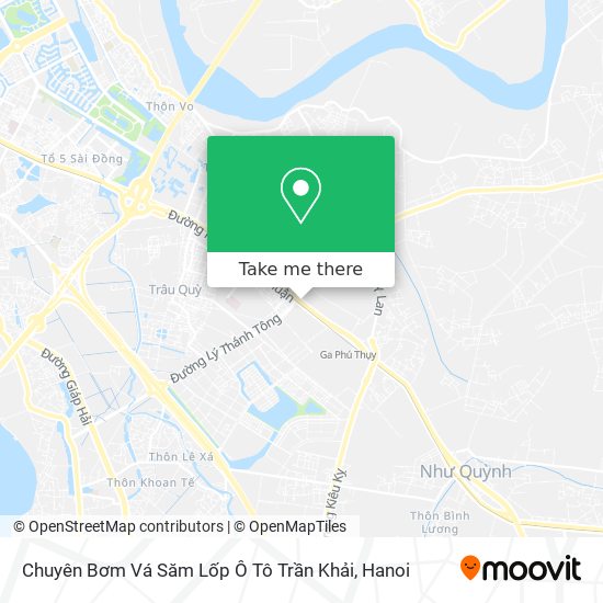 Chuyên Bơm Vá Săm Lốp Ô Tô Trần Khải map