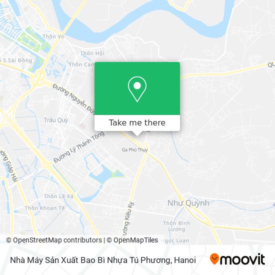 Nhà Máy Sản Xuất Bao Bì Nhựa Tú Phương map