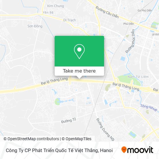 Công Ty CP Phát Triển Quốc Tế Việt Thắng map