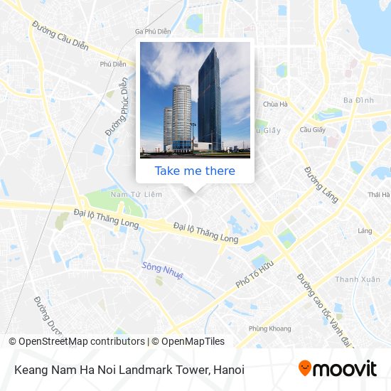 Keang Nam Ha Noi Landmark Tower map