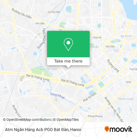 Atm Ngân Hàng Acb PGD Bát Đàn map