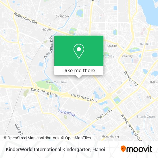 KinderWorld International Kindergarten map