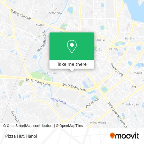 Pizza Hut map