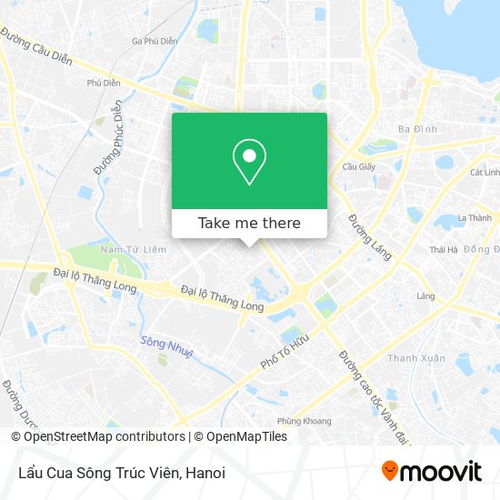 Lẩu Cua Sông Trúc Viên map