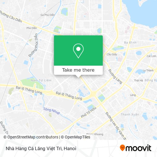 Nhà Hàng Cá Lăng Việt Trì map