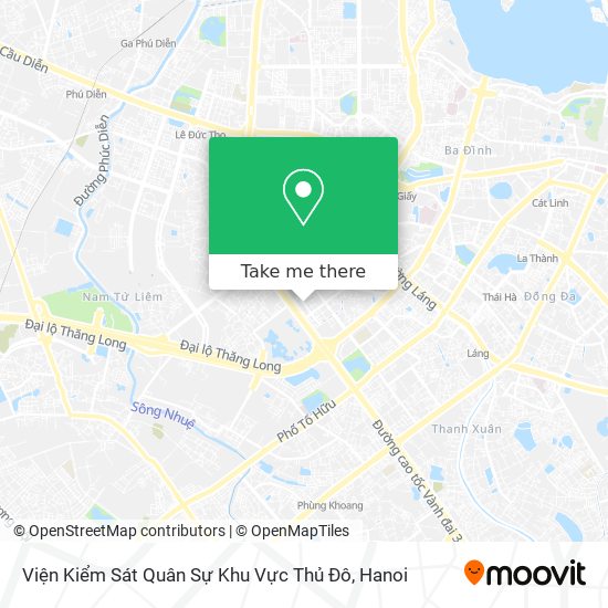 Viện Kiểm Sát Quân Sự Khu Vực Thủ Đô map