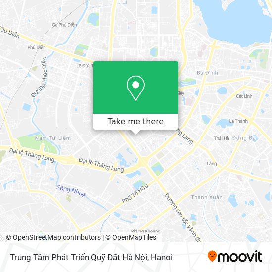 Trung Tâm Phát Triển Quỹ Đất Hà Nội map