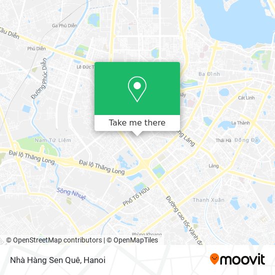 Nhà Hàng Sen Quê map