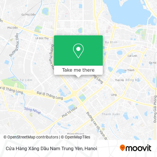 Cửa Hàng Xăng Dầu Nam Trung Yên map