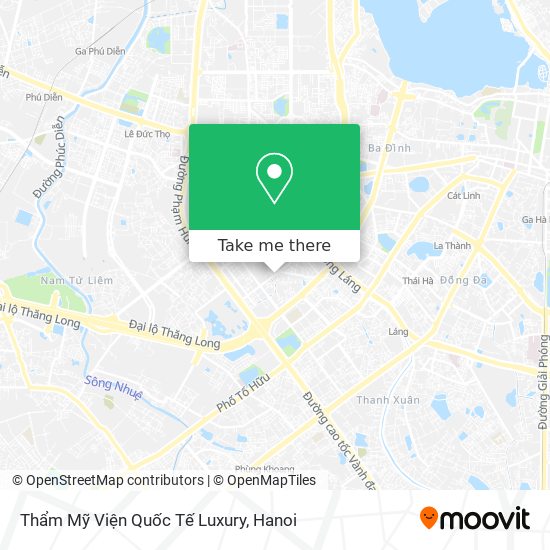 Thẩm Mỹ Viện Quốc Tế Luxury map