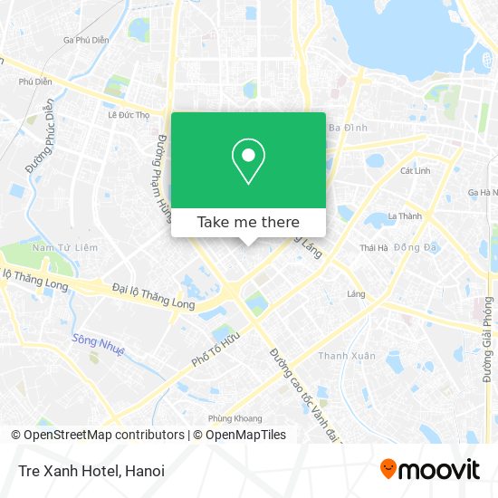 Tre Xanh Hotel map