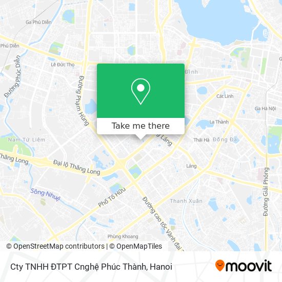 Cty TNHH ĐTPT Cnghệ Phúc Thành map