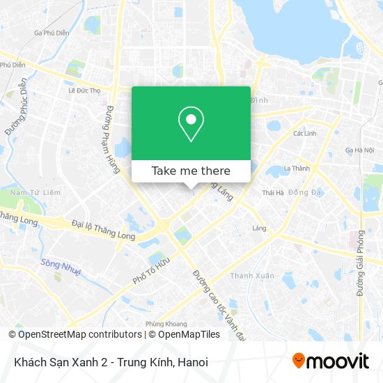 Khách Sạn Xanh 2 - Trung Kính map