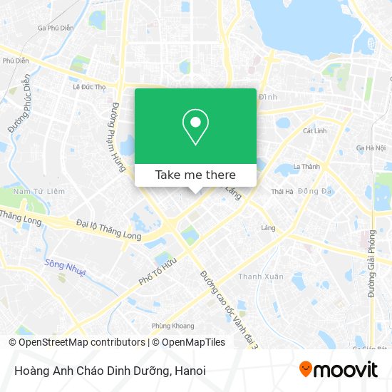 Hoàng Anh Cháo Dinh Dưỡng map