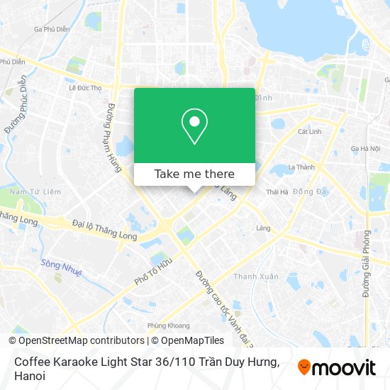 Coffee Karaoke Light Star 36 / 110 Trần Duy Hưng map