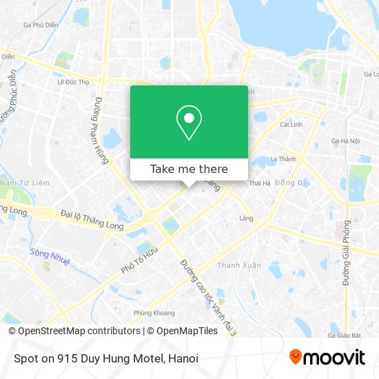 Spot on 915 Duy Hung Motel map