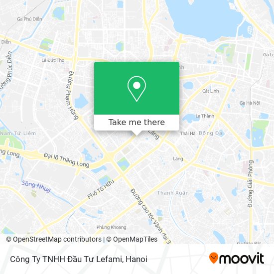 Công Ty TNHH Đầu Tư Lefami map