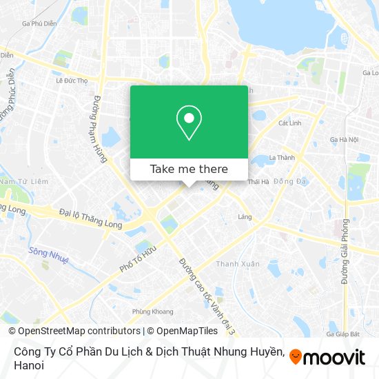 Công Ty Cổ Phần Du Lịch & Dịch Thuật Nhung Huyền map