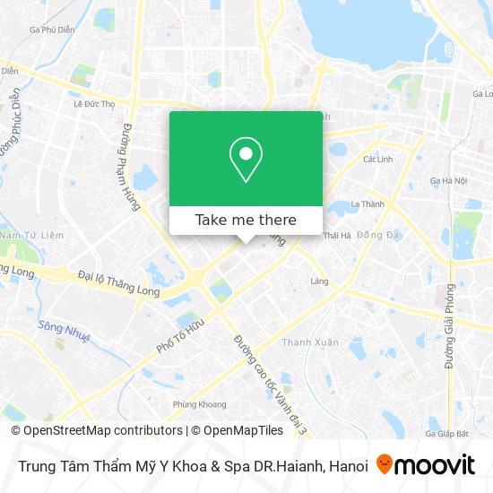 Trung Tâm Thẩm Mỹ Y Khoa & Spa DR.Haianh map