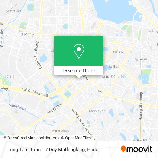 Trung Tâm Toán Tư Duy Mathingking map