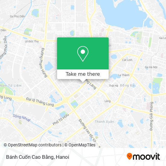 Bánh Cuốn Cao Bằng map