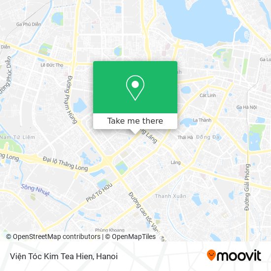 Viện Tóc Kim Tea Hien map