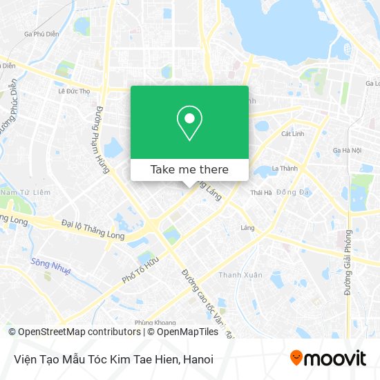 Viện Tạo Mẫu Tóc Kim Tae Hien map