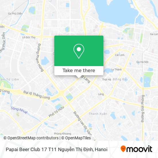 Papai Beer Club 17 T11 Nguyễn Thị Định map