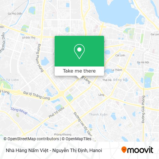 Nhà Hàng Nấm Việt - Nguyễn Thị Định map