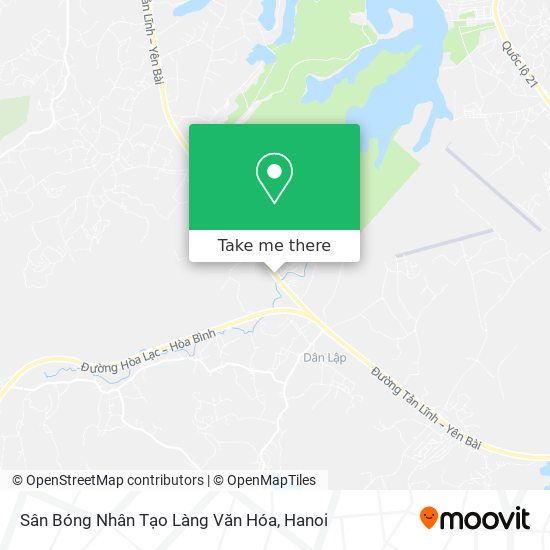 Sân Bóng Nhân Tạo Làng Văn Hóa map