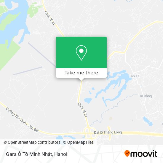 Gara Ô Tô Minh Nhật map