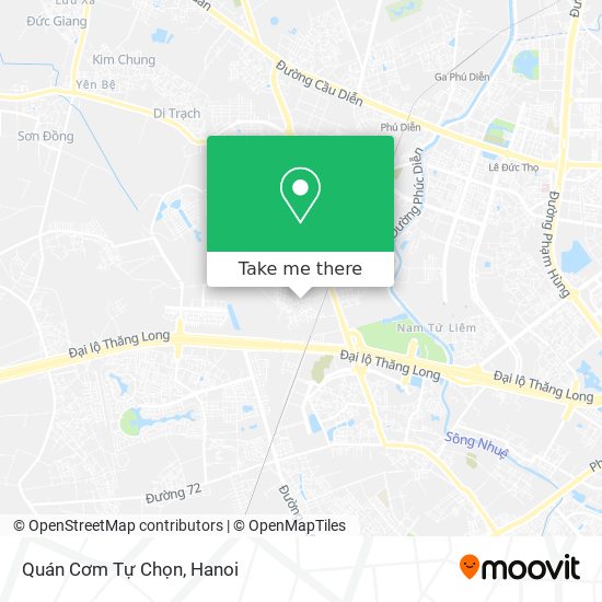 Quán Cơm Tự Chọn map