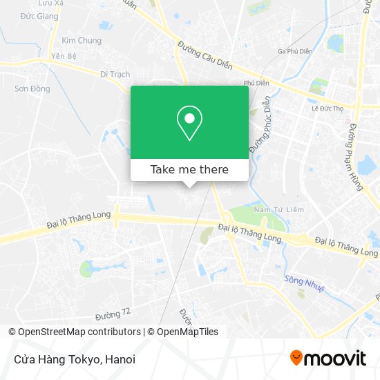 Cửa Hàng Tokyo map