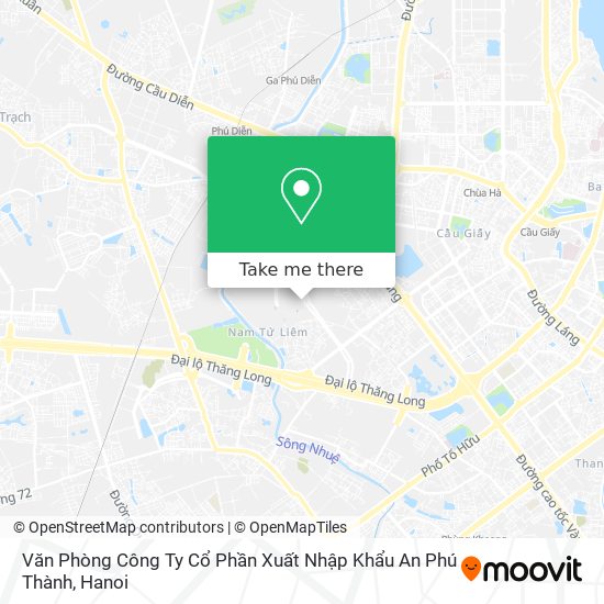 Văn Phòng Công Ty Cổ Phần Xuất Nhập Khẩu An Phú Thành map